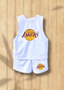 Dascos TERNO BASKETBALL Inspired Trendy Terno Sando and Shorts Kids Sublimation Prints