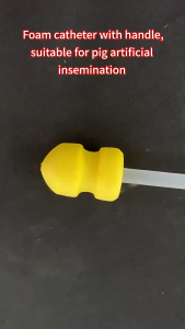 100pcs Foam tip A.I. Catheters w/ end cap for sows/gilts (pig) 10pcs (Artificial Insemination: AI)