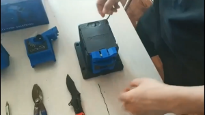 เครื่องลับมีดไฟฟ้า เครื่องลับคมอเนกประสงค์ เครื่องลับมีด 220V 65W พร้อมหินลับเพชร