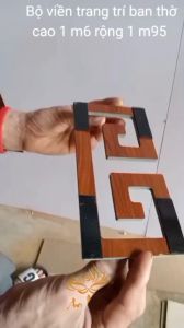 Viền trang trí bàn thờ chữ C kích thước 20x10cm