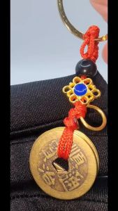 (SG Seller Ready Stocks) Five Emperor Copper Coins Auspicious Key Holder  五帝铜钱吉祥钥匙扣配件