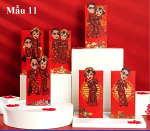 {6 Cái - Size lớn} Bao lì xì đám cưới kiểu lạ