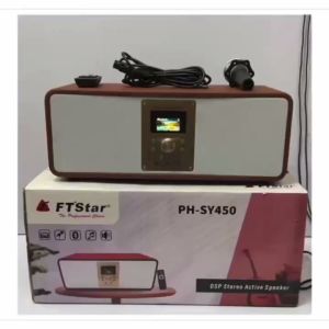 CLASSIC VINTAGE STYLE SPEAKER PH-SY450 W/2 MIC INPUT/AUX IN/BLUETOOTH/USB INPUT