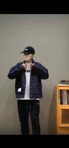 STAR FRUIT เสื้อคาร์โก้ผู้ชายแจ็คเก็ตผ้าเดนิมเสื้อแจ็คเก็ตลำลองญี่ปุ่น