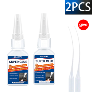 LOOLIFL | LOOLIFL Universal Super Glue Instant Quick-drying Cyanoacrylate Adhesive Leather Rubber Wood Metal Strong Bond Liquid Glue Tool