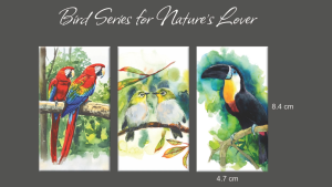 Bird Series Magnets | Decorative Fridge Magnets for Bird Lovers | Unique Home Decor Gift