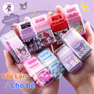 Tẩy Lăn Kuromi / Hello Kitty / My Melody / Cinnamoroll - Hình Ảnh Dễ Thương Đồ Dùng Học Tập