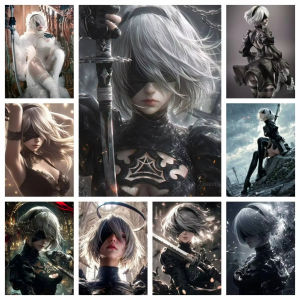 Jigsaw Puzzle Stunning NieR Automata Poster Art For Adults Perfect For Family Game Night And Brain Exercise