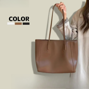 Fashion Tote Bag Korean Version Atmospheric Commuting Bag Trendy and Versatile Handbag High-end Texture Single Shoulder Tote Bag