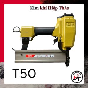Súng bắn đinh gỗ T50 MA Meite bằng hơi máy bắn đinh thẳng SBD-T50-MT
