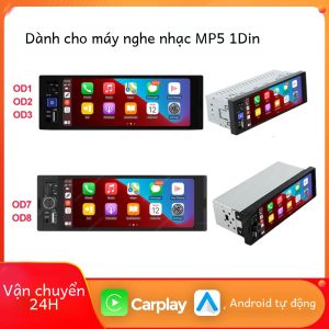 Máy Nghe Nhạc Đa Phương Tiện Ô Tô MEKEDE 1Din MP5 Với BT Carplay Android Auto Dành Cho Hyundai VW Suzuki Chevrolet GMC Toyota - Màn Hình Cảm Ứng 6.2 Inch
