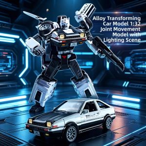 Alloy Transformer Toy Car and Robot for Boys