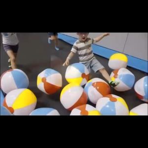 35cm Cartoon Beach Ball: Best Inflatable Rainbow Beach Ball for Summer Fun