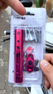 แท่งต่ออุปกรณ์เสริมมอเตอร์ไซค์ CNC บาร์เสริมแฮนด์มอเตอร์ไซค์ อุปกรณ์เสริมรถจักรยานยนต์ มีประโยชน์และดี ชุดติดตั้งเพิ่ม