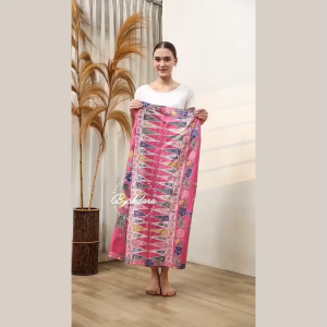 KAIN BATIK LIPAT TEPI SIAP JAHIT COTTON ADA BUTANG TAK BELAH SKIRT KEBAYA BATIK BUNGA ENCIM NYONYA SULAM