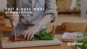 Kyocera - Chowa มีดซันโตกุ 14 ซม TK-140 WH