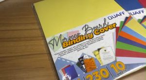 QUAFF Morocco Board Binding Refill Cover School & Office Supplies 230GSM 10Sheets