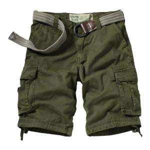 YUANZOU | Mens Casual Loose Fit Work Shorts 5 Pockets