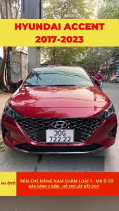 Rèm Che Nắng Xe HYUNDAI ACCENT 2017-2024 Loại 1 MR Ô.TÔ Chống Tia UV Tia Cực Tím  Bảo Hành 2 Năm [ Tặng Khăn Lông Cừu ]