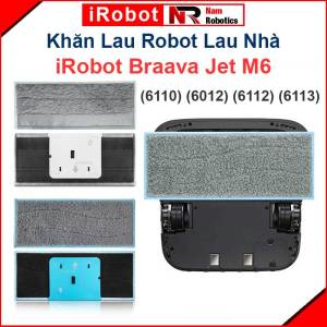 Khăn Lau Robot Lau Nhà iRobot Braava Jet M6. Khăn Lau Khô Khăn Lau Ướt iRobot Braava Jet M6///