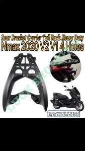 Motorcycle Yamaha Nmax 2016/2024 V1 V2 V3 4 Holes Rear Heavy Duty Alloy Top Box Bracket Made in Thailand High Quality