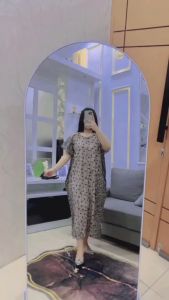 Wisanggeni Daster Lowo Jumbo Remaja Kekinian Terbaru Rayon Tebal Adem Busui Resleting Depan