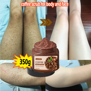 coffee body Scrub cream exfoliating body Scrub for body and face whitening body scrub body wash Quickly Remove Chicken Skin Whitening Exfoliator & Moisturizing Smooth Whitening Skin Care 350g