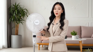 Quạt Cây HAVEN 89  55W Có Remote – 5 Cánh Gió Mạnh Êm Hẹn Giờ 24H Motor Đồng Bền Bỉ Màn Hình LED Bảo hành 2 năm