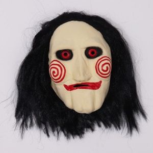 ฮาโลวีนเลื่อยหน้ากากแผลเป็น Thriller Saw ภาพยนตร์สยองขวัญเครื่องแต่งกาย Prop ฉลองเทศกาล Masquerade อุปกรณ์เสริม