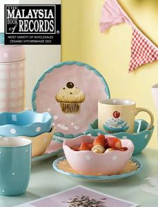 Ceramic Macaroon Color Tableware Plate/Dessert Bowl/Breakfast Milk Coffee Mug/Tea/Milk/Ins风甜品陶瓷碗碟杯