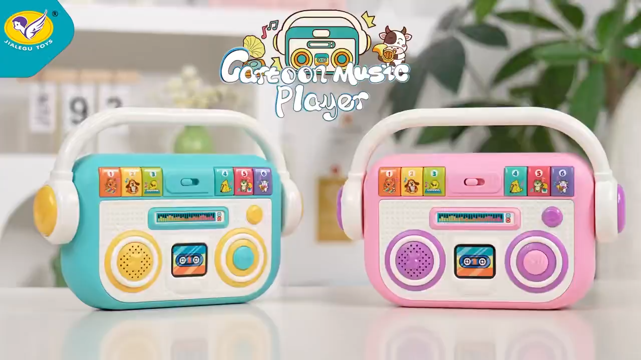 Babycolor Mainan Pemutar Musik Multifungsi Mainan Speaker Edukasi Anak untuk Bayi