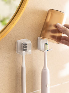 Giá Để Chổi Đánh Răng Điện Không Cần Đục Lỗ Giá Để Đồ Vệ Sinh Phòng Tắm Thiết Kế Treo Tùy Chọn Cho Gia Đình Bốn Người