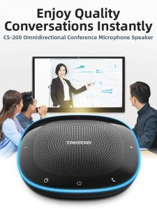 Takstar Full-Directed Bluetooth USB Microphone for Video Conferencing Voice-Only Computer Connection Professional Meeting Mic