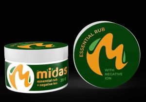 Ginger Neg-Ion Rub 25 grams for Body & Muscle Pains Coughs & Cold and more