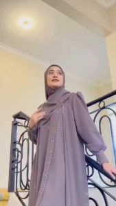 Larose Dress Ceruty Apk Payet: Model Gamis Wanita Terbaru 2024