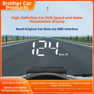 WEIYINGZHINENG | HUD Head-Up Display for Cars Speed Water Temperature Fuel Consumption