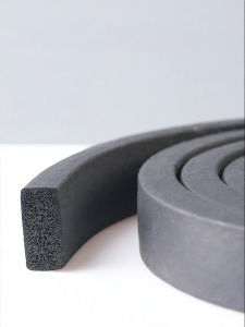 PURESHI | EPDM Foamed Rubber Sealing Strip Black
