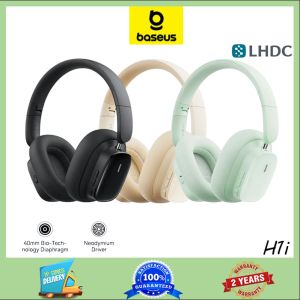 Baseus-H1i ANC Wireless Earphones Bluetooth Headset 5.3 Noise Cancellation Hi Res 38dB 3D Spatial Audio