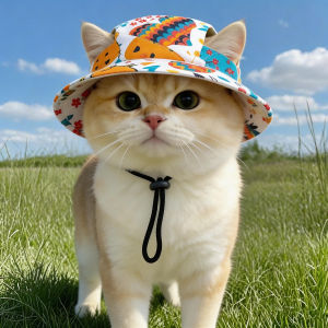 Petone dOrage | Outdoor Summer Sun Hat For Cats