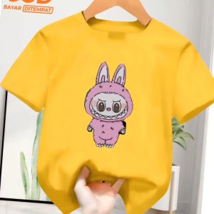 Baju Kaos Atasan Anak Usia 1-12 Tahun Cewek & Cowok Bergambar LABUBU