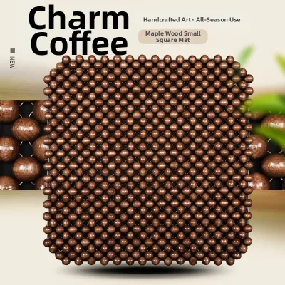 Cooling Ventilated Wood Beads Car Seat Cushion