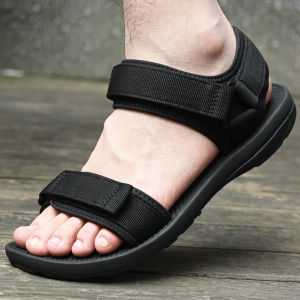 Casual Breathable Beach Shoes 2025 New Style Couple Trendy Outdoor Womens Sandals Mens Slip-On Shoes Magic Tape Closure