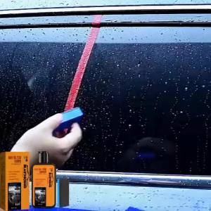 RAYHONG | Glass Oil Film Remover for Car Windshield Cleaner with Sponge Car Glass Polishing Clear Window Auto Detailing Improve Clarity