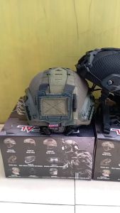HELM TACTICAL HIJAU DAN HITAM