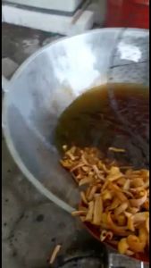 Rambak sapi mentah 250gram kerupuk krecek kulit sapi siap goreng kerecek sayur bentuk panjang