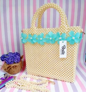 TAS DAHLIA XL / TAS MOTE MANIK /BEADED BAG