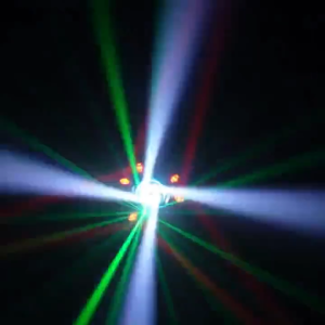 2 in 1 Beam Light Moving Head with 150w Laser RGB 6 Arm Disco Lights Party Controlled by DMX or Sound