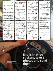 MONLEYTA | Herbal Tattoo Stickers Waterproof Long-lasting Simulation Skeleton Arm For Men And Women Half-permanent Trendy Juicer Brand