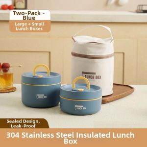 Food-Grade Portable Stainless Steel Lunch Box