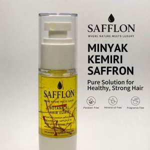 Safflon - Minyak Kemiri Saffron - Perawatan Rambut Ronton Dan pertumbuhan Rambut